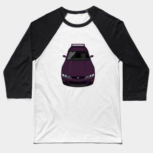 Skyline GTR V Spec R33 - Purple Baseball T-Shirt